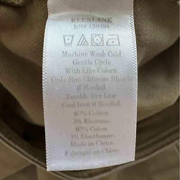 Everlane Wide Leg Crop Pants Patch Pockets - Image 6