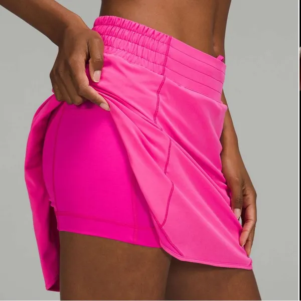NWT Lululemon Hotty Hot HR Sonic Pink Skirt Size 12 Shorts Underneath - Image 10