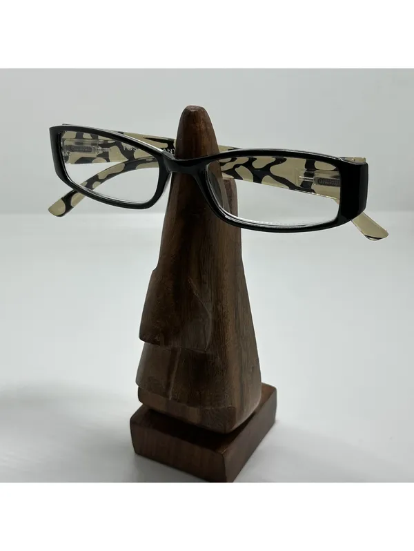 Foster Grant Black and Beige Patterned Prescription Glasses Frames with Case - Image 2