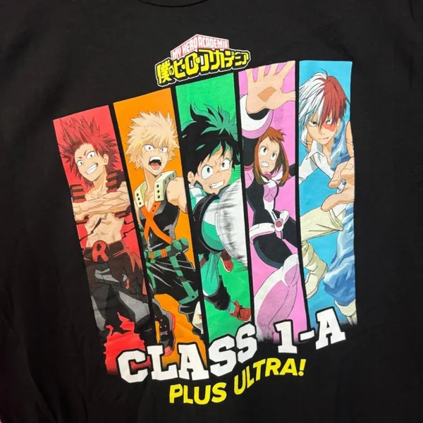 My Hero Academia Class 1a Plus Ultra Anime Tshirt size XL - Image 4