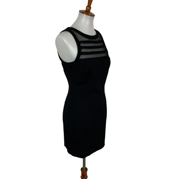 BB Dakota Dress Small Black Sleeveless Lace Bodycon Cocktail‎ Evening Party - Image 3