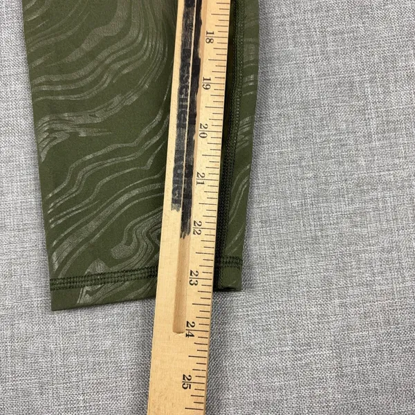 Fabletics Leggings Womens XS Green Ankle PowerHold Yoga Gym Pants Compression - Image 6