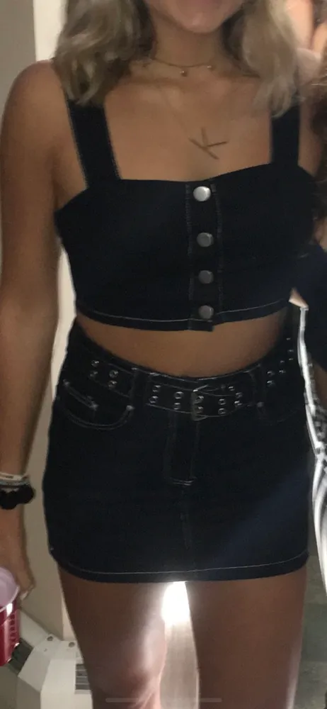 2 Piece Matching Set Black - Image 4