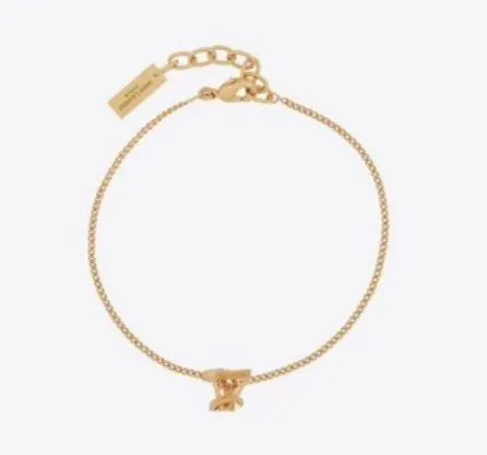 Saint Laurent Opyum Twist Bracelet in Metal - Image 2