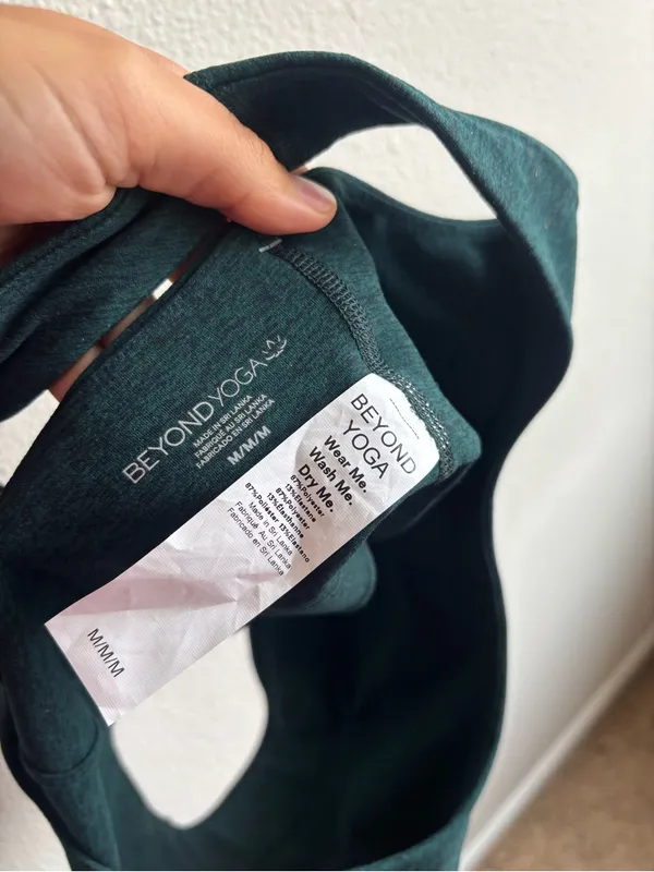 Dark Green Sports Bra - Image 4