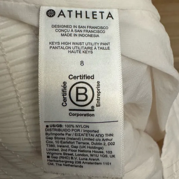 Athleta Alicia Keys Size 8 Keys High Waist Nylon Utility Jogger Cargo Pants - Image 13
