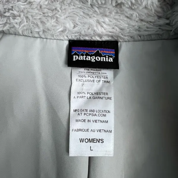 🏔️ Patagonia Los Gatos Fleece Vest – Women’s Large – Light Gray /Sherpa 🏔️ - Image 7