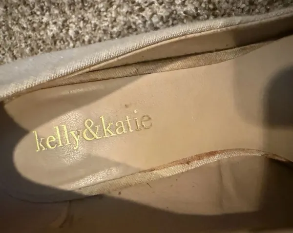 Kelly & Katie Women's Pumps Isabel Kk Heels tan Fabric Size 8 M - Image 5