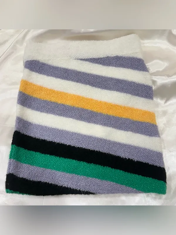 NWT Anthropologie Daily Practice Cozy Stripe Sweater Mini Skirt Small Whimsy - Image 11