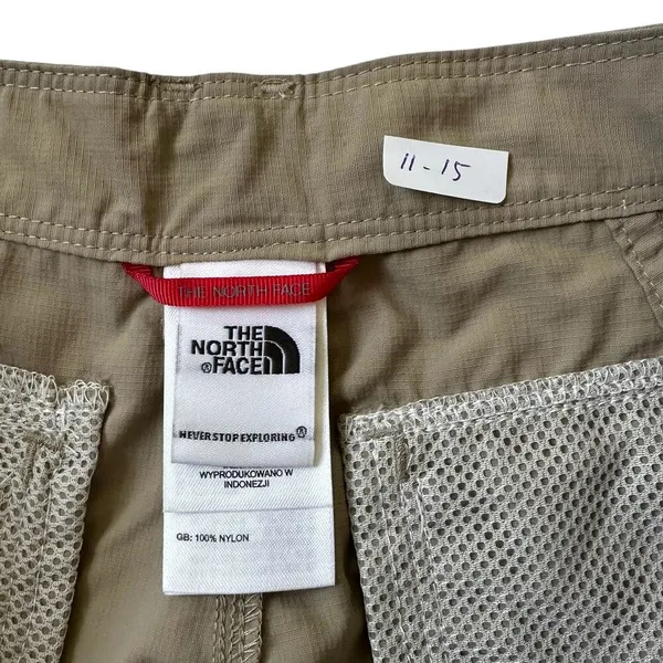 11-15 The North Face Beige Outdoor Breathable Cargo Shorts Women Size 6 - Image 5