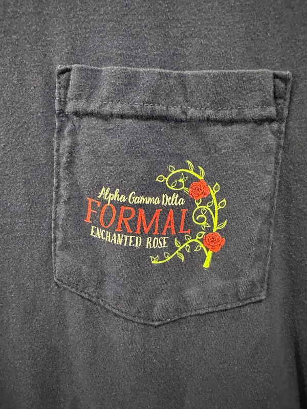 Comfort Colors Alpha Gamma Delta Enchanted Rose Formal Pocket Tee - Image 3