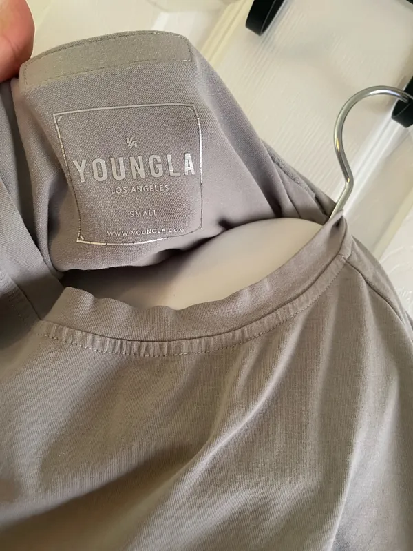 Young La Long sleeve Shirt ( Small) Gray - Image 4