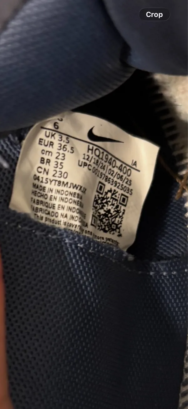 Nike Dunk Low Armory Navy Denim women Sz6 - Image 6