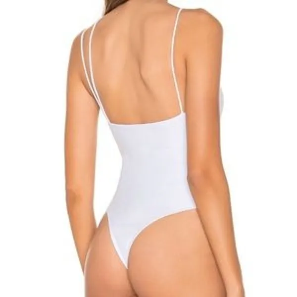 Superdown Revolve Janelle Bodysuit White Sz LRG NWT - Image 4