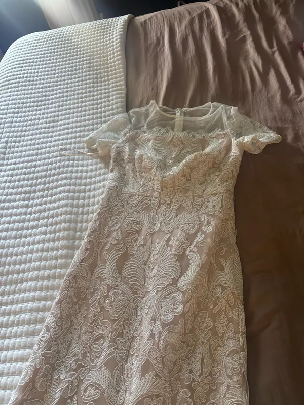 Vintage style wedding dress White Size 2 - Image 2