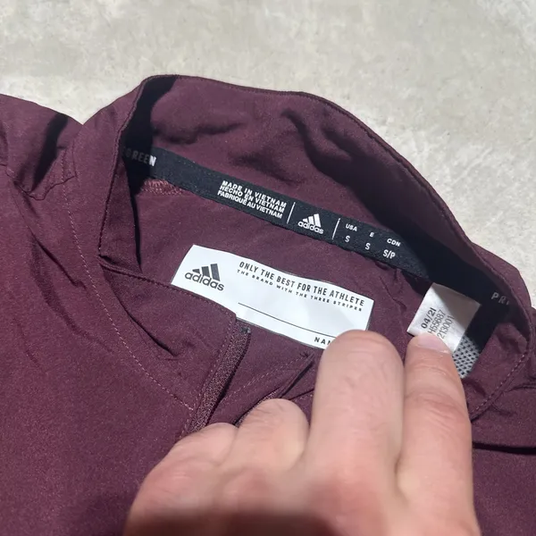 Sun Devils 1/4 Zip Jacket Men's SZ S Red Light Adidas Arizona State NCAA Team - Image 3