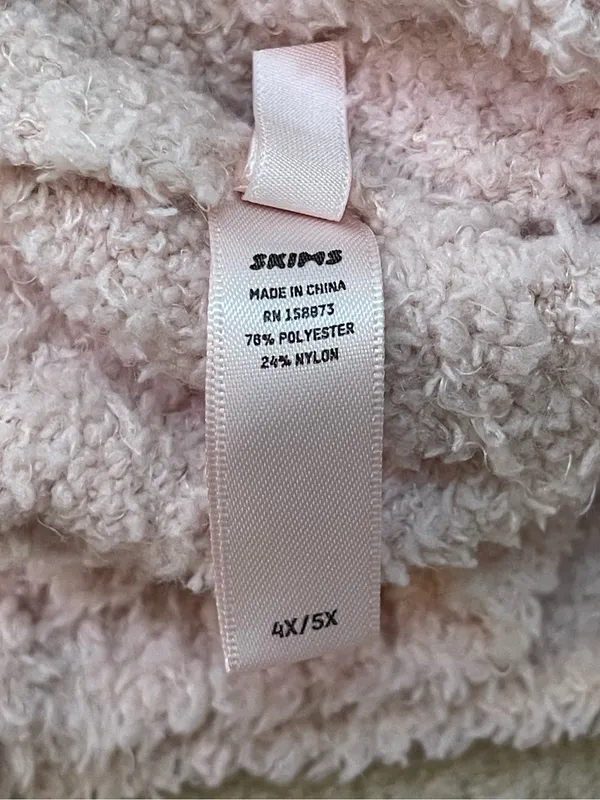 SKIMS Cozy Knit Tank Top Blush Pink 4X/5X NWT - Image 6