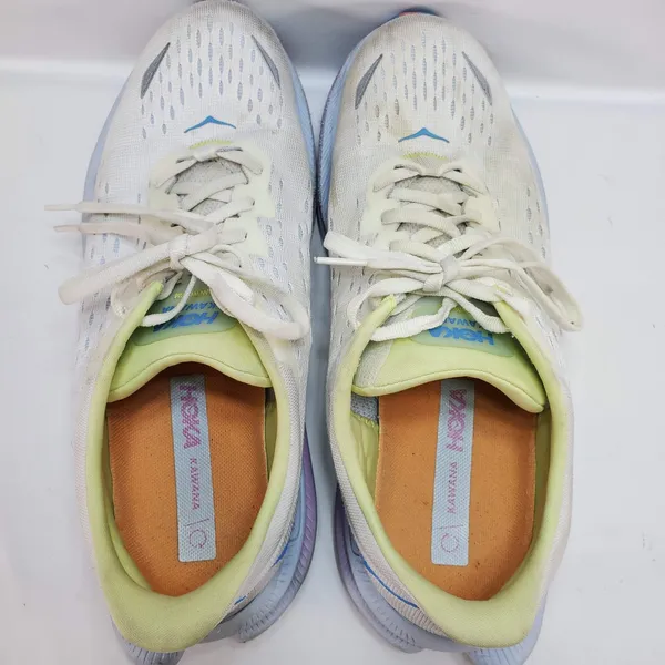 Hoka‎ One One Kawana Running Shoes Womens 10.5 White Blue Pink Cushioned 1123164 - Image 3