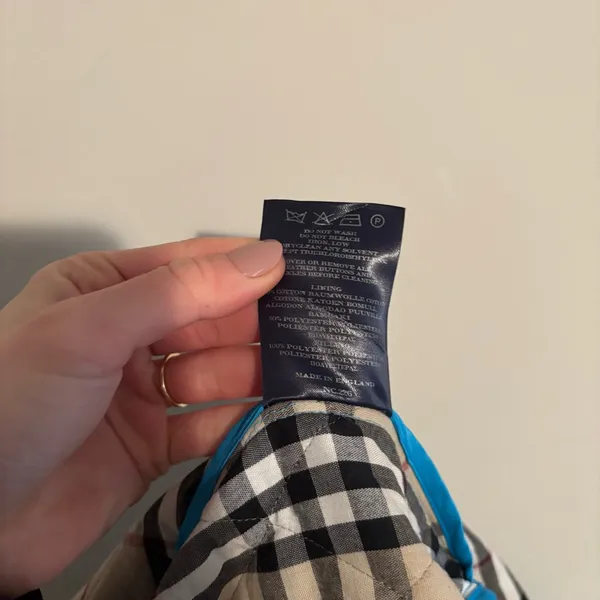 Burberry Quilted Jacket w/ Nova Check Lining - Image 8