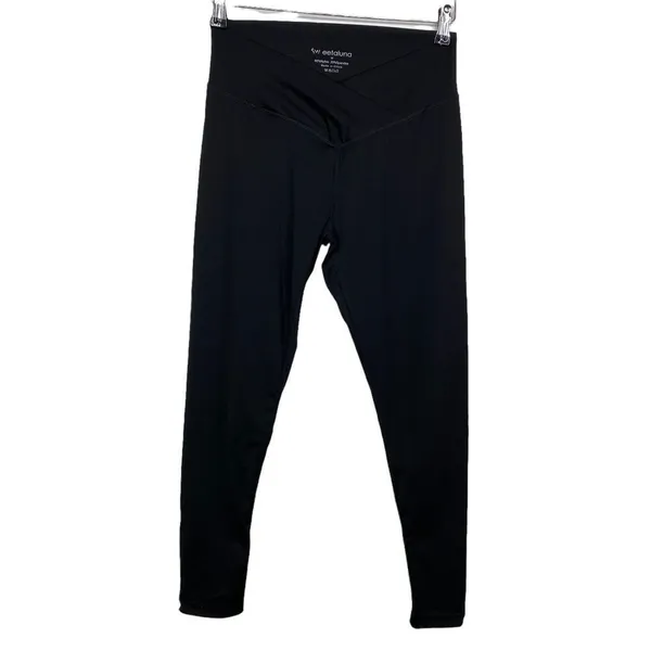 SWEETALUNA Black Tummy Control Fitness Leggings - Image 2