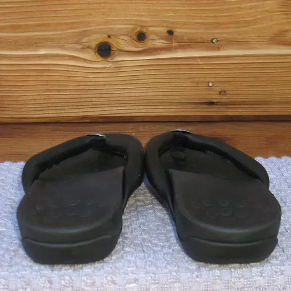 NWOB Vionic Lida Black Thong Sandals Shoes Size 7 - Image 7