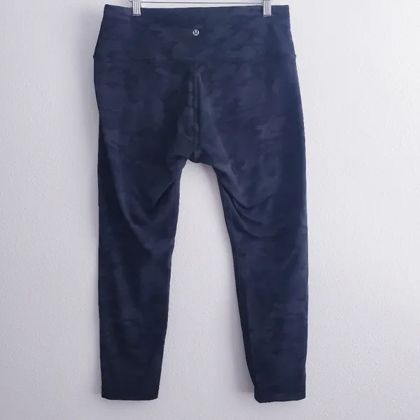 Lululemon Align High Rise Cropped Camo Athletic Leggings - Image 4