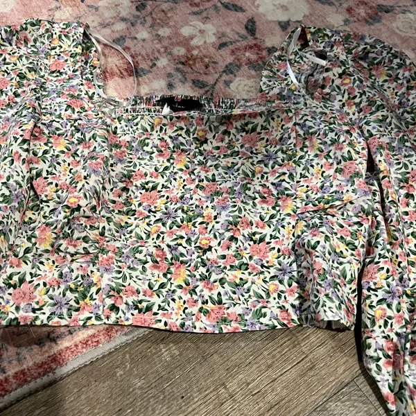 Lulus Even Sweeter Floral Print‎ Crop Top Xsmall - Image 14