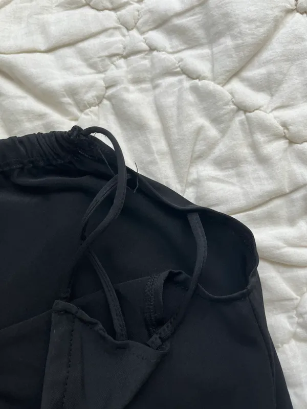 Cut Out Pants Black Size M - Image 4