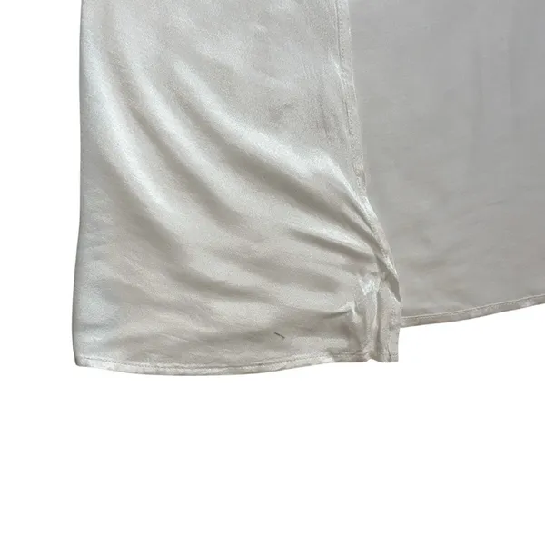 For Love & Lemons White Satin James Maxi Dress Women’s US S - Image 4