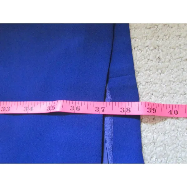 Vintage Rimini Dress Set M Royal Blue Beaded Jacket Sheath‎ Formal Cocktail 2Pc - Image 8