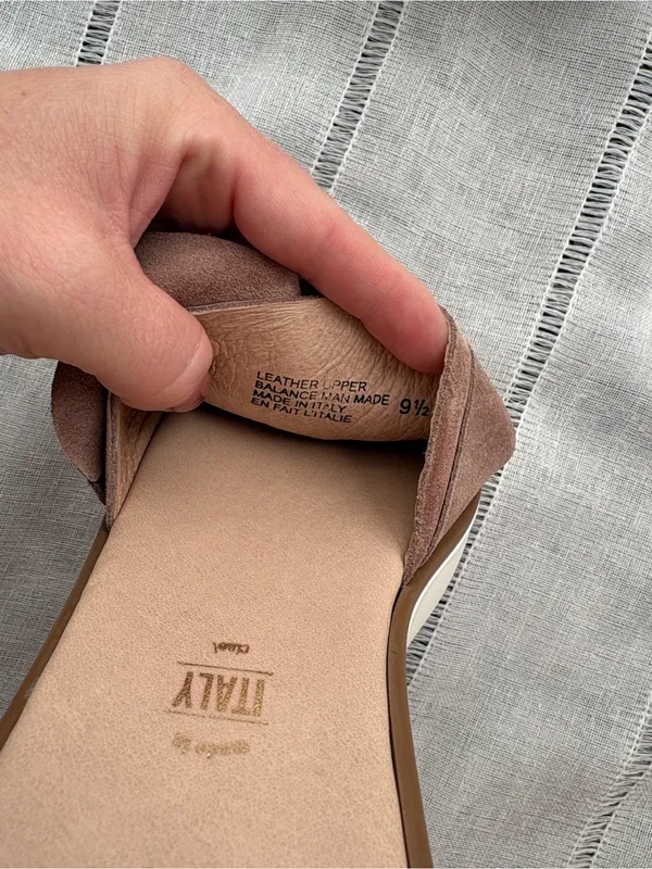 Seychelles Brown Suede Knot Slide Mules - Image 6