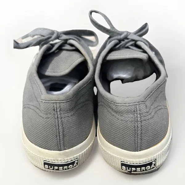 SUPERGA 2750 Cotu Classic Sneakers‎ Light Gray Size 8.5 EU 39 Minimalist Casual - Image 5