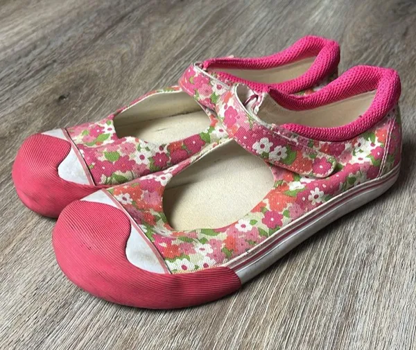 Lands End Floral Shoes Size 7 - Image 2