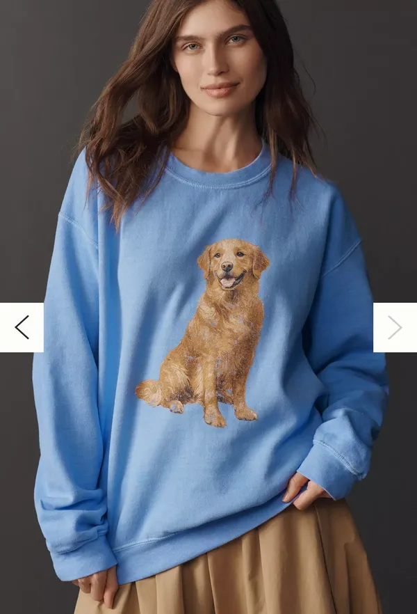 Blue Dog Sweatshirt - Image 4