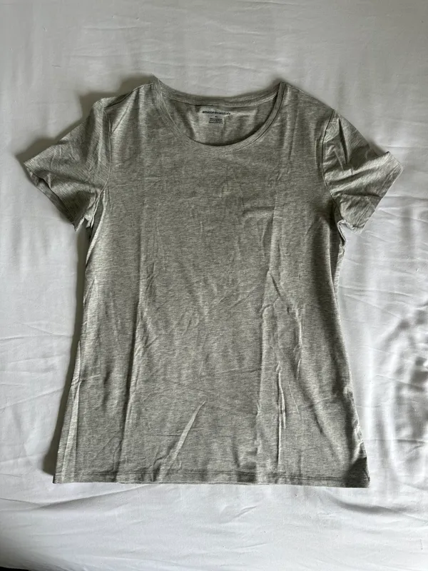 Amazon Essentials | Basic Light Grey Tee - Image 2