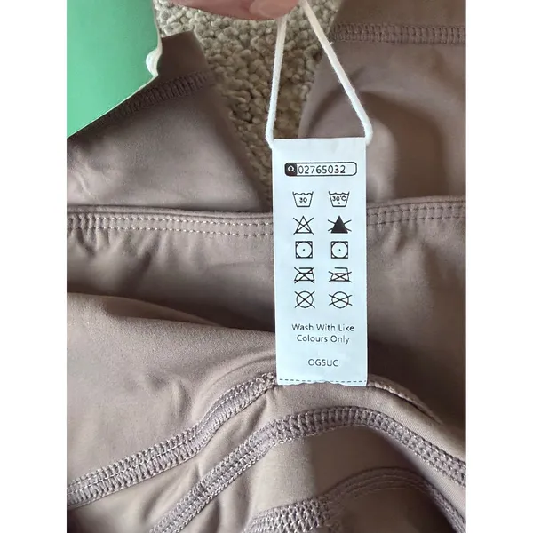Halara Brown High Waisted Biker Shorts with Pockets Womens Size Medium NWT OG5UC - Image 6