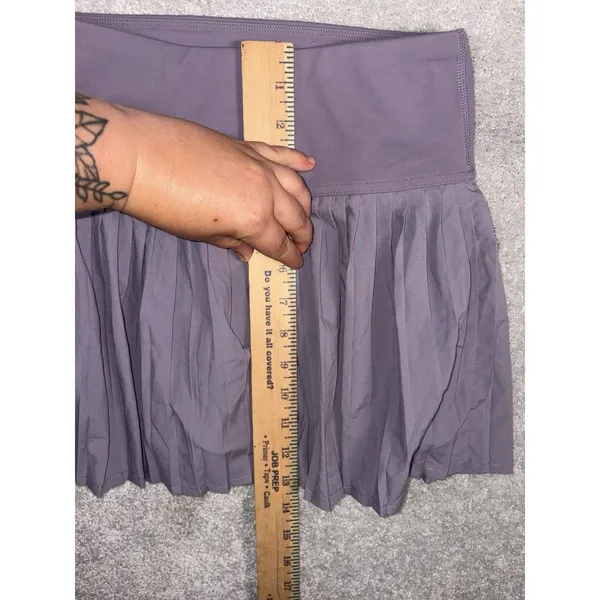 Quince Women Court Sport Pleated Tennis‎ Mini Skirt Moonlit Gray Xs - Image 8