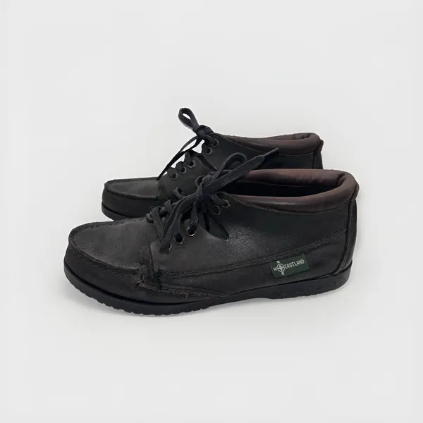 Eastland Womens 6.5 M Brown Leather Chukka Moccasin Toe Boots Made in‎ USA Vtg - Image 2