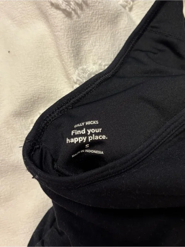 Gilly Hicks Black Crop Tank with Strappy Back - Image 3