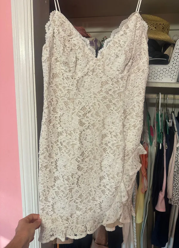 Lace White Dress Hello Molly - Image 3