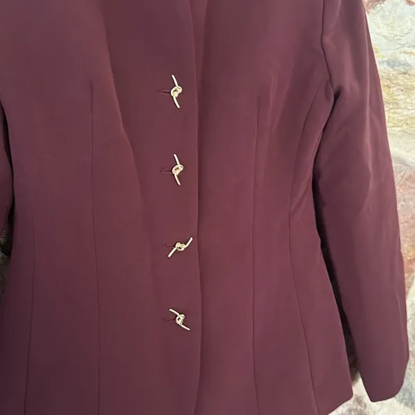 Commense Metal Decor Piping Blazer size M Purple Size M - Image 4