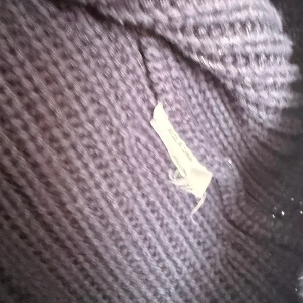 Quince Women’s Small Blue Organic Cotton Fisherman Crew Sweater - Image 3