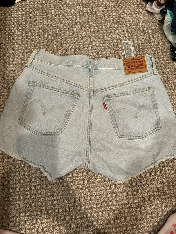 Levi’s 501 Shorts High-Rise Denim - Image 2