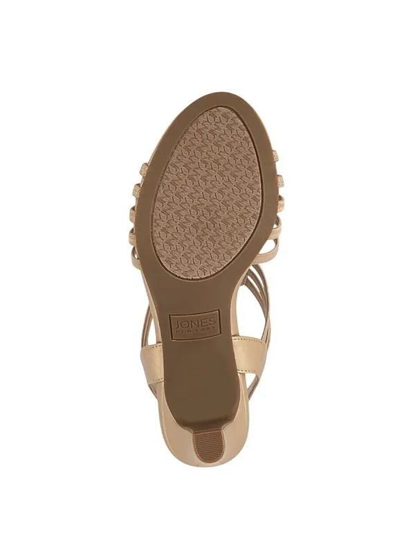 NWT Jones New York Strappy Slingback Dress Sandals JNY-DANELY Soft Gold 9M - Image 5