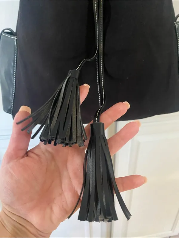 GIVENCHY PARFUMS LADIES vintage LARGE CANVAS BAG - Image 7