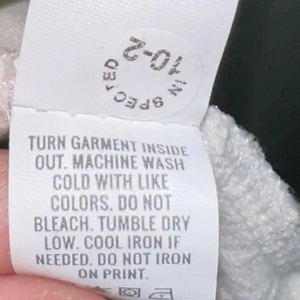 Aerie‎ Warm Wishes Graphic Long Sleeve Tee L White Mountain Graphic Lounge Top - Image 6