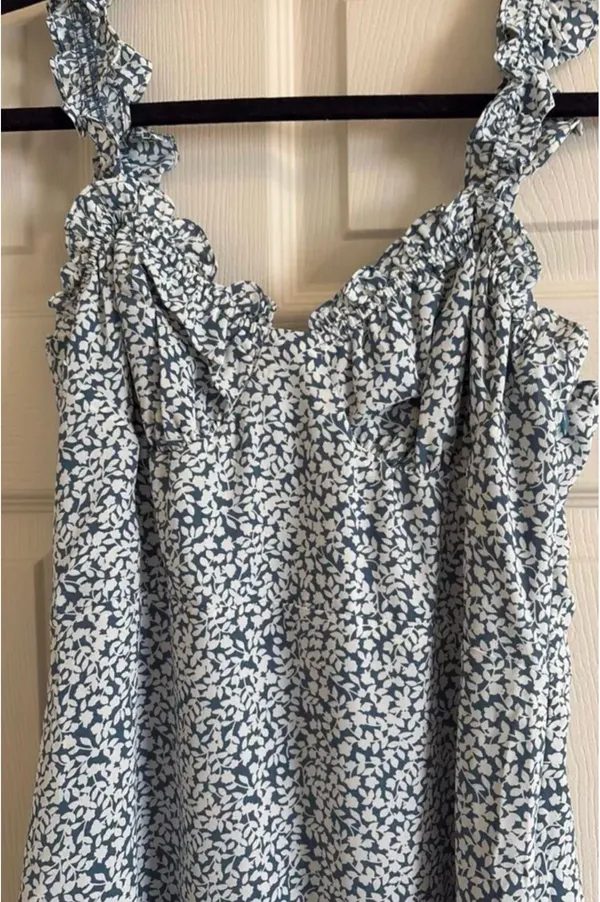 Sweet Pot Blue Sundress  - Image 4