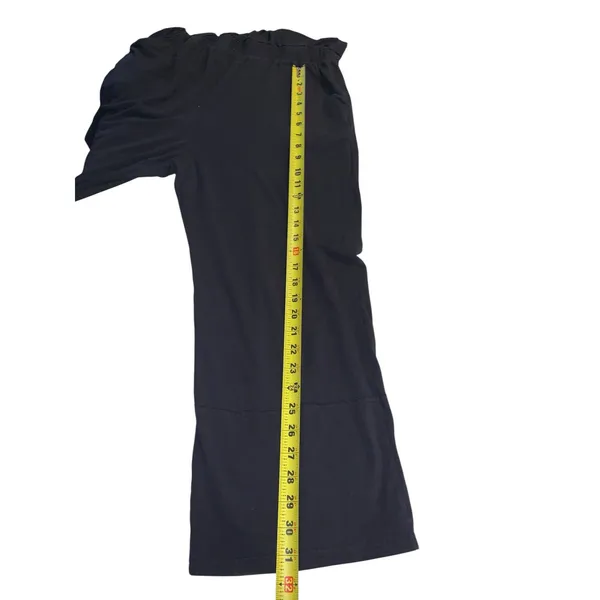 Pact Jumpsuit Medium Black Organic Cotton V-Neck Sleeveless Casual‎ Minimalist - Image 10