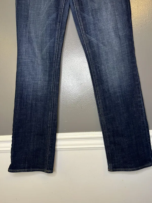 J Crew Matchstick Jeans Womens 29S Dark Wash Mid Rise Straight Stretch Denim - Image 3