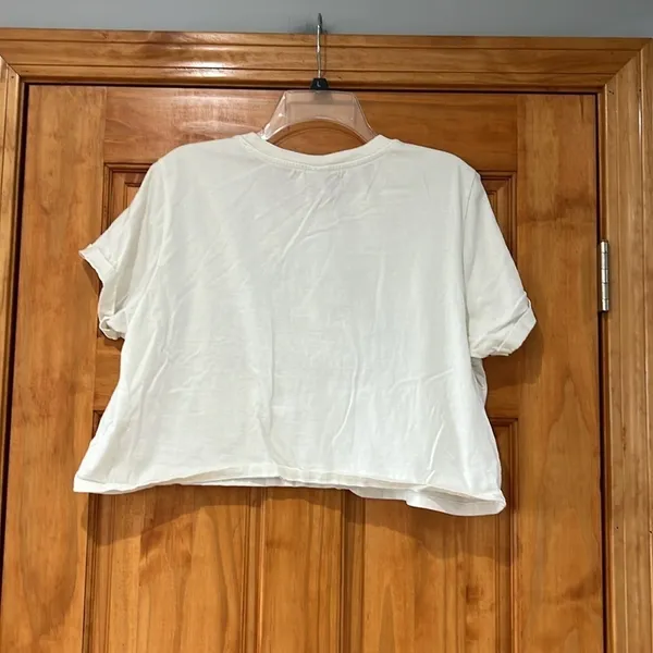 La Luna Human Kind Be Both Cropped Tee Shirt Extra Large - Image 3